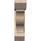 Ekena Millwork Funston Slat Smooth Bracket w/ Offset Brace, Douglas Fir, 7 1/2"W x 28"D x 28"H BKT0806X28X28FST06SDF - alternate 2